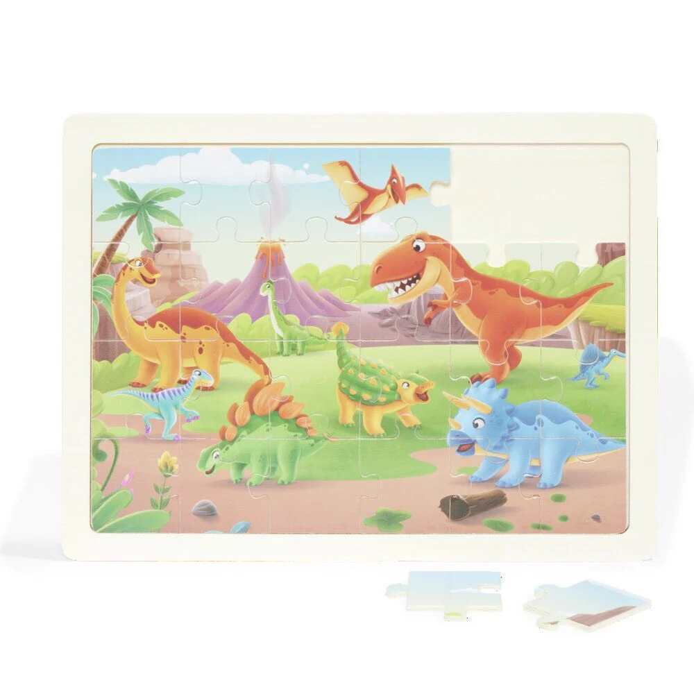 Puzzle bois 30 pièces - 2 modèles