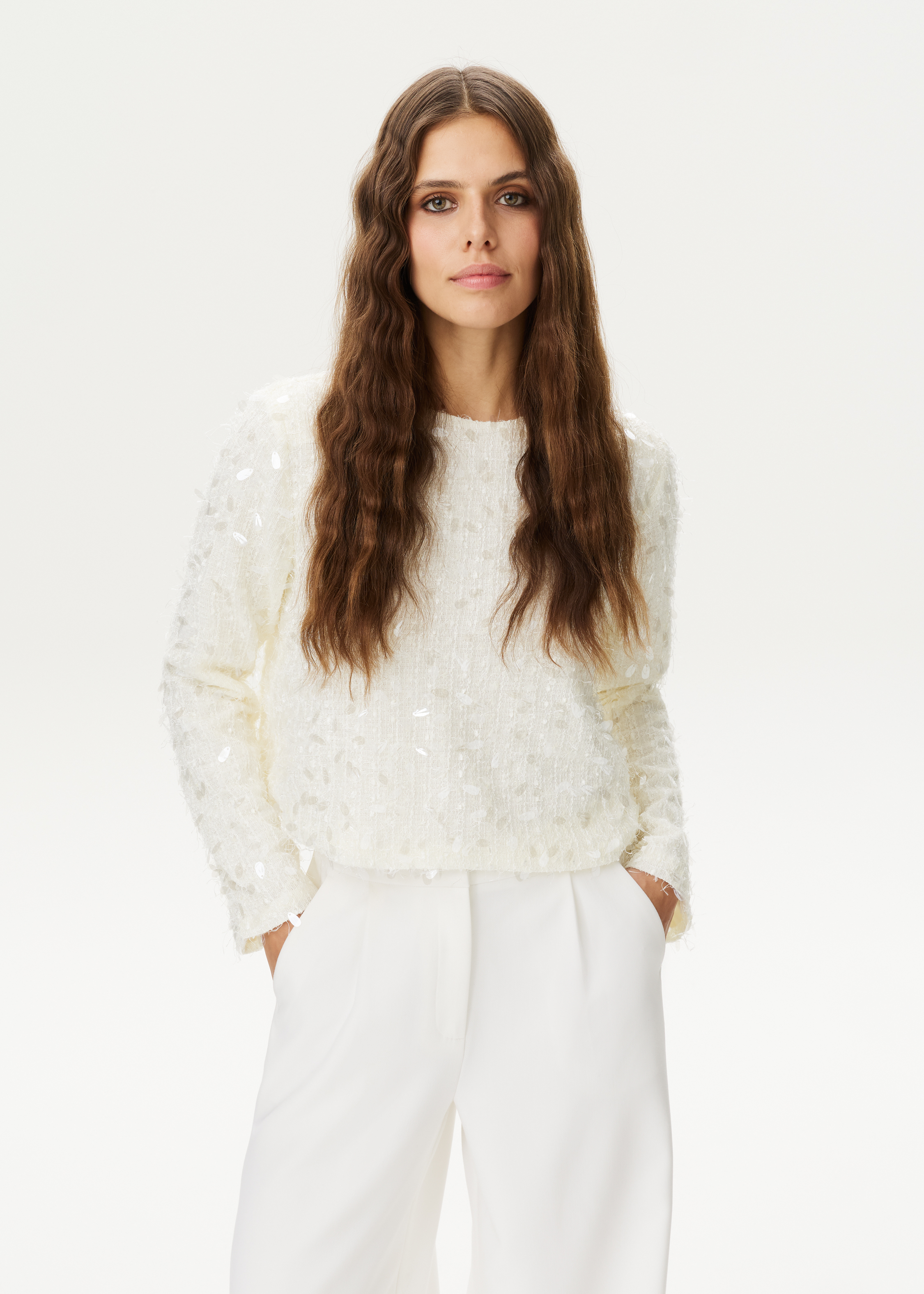 Longsleeve glitter top