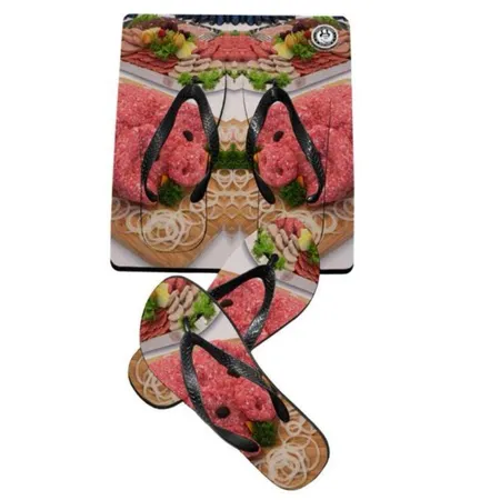 Onkel Schwerdt Hack/Mett/Gehacktes Latschen, Größe 42-44