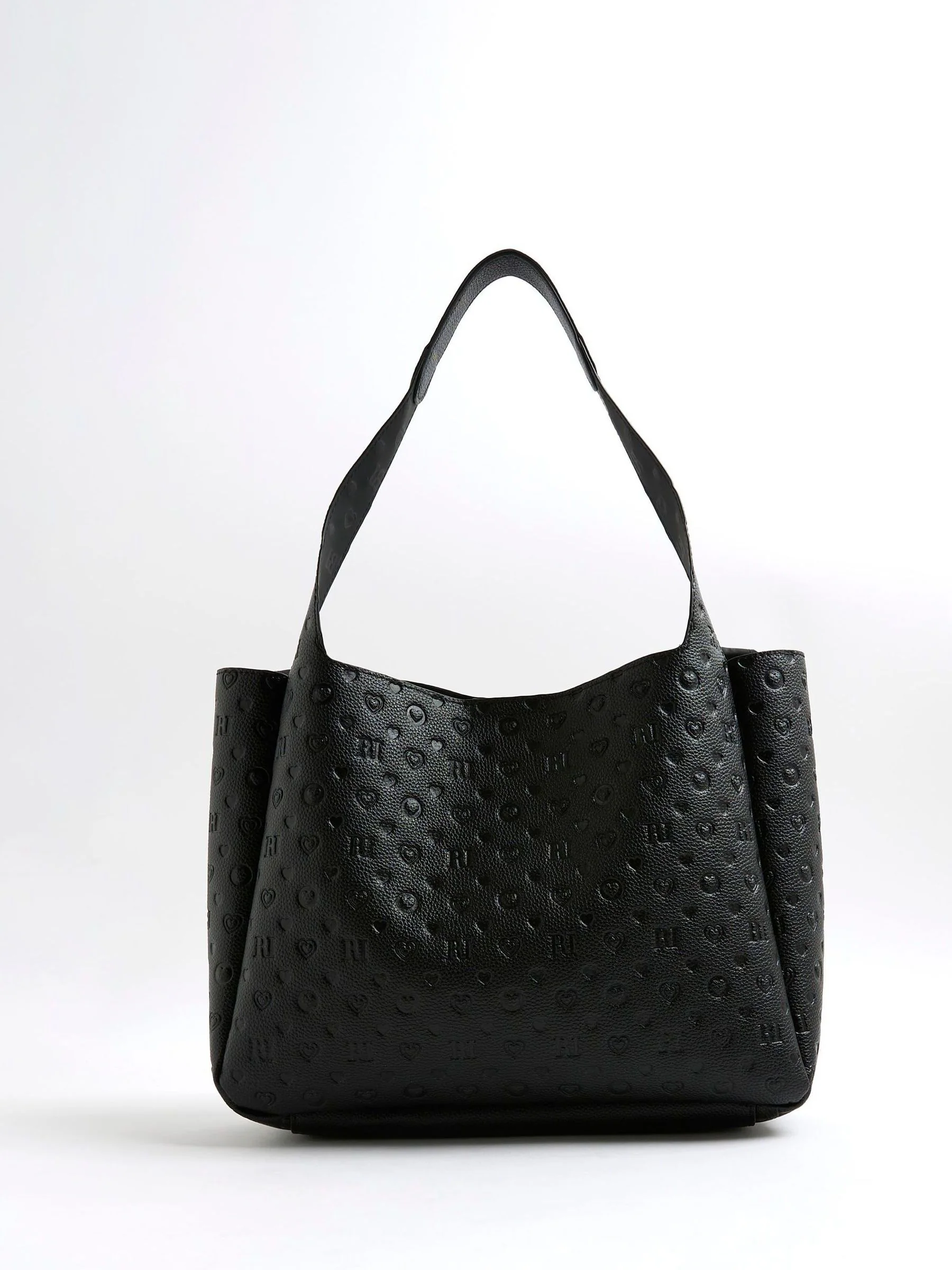 River Island Girls Faux Leather Unlined Shopper Bag