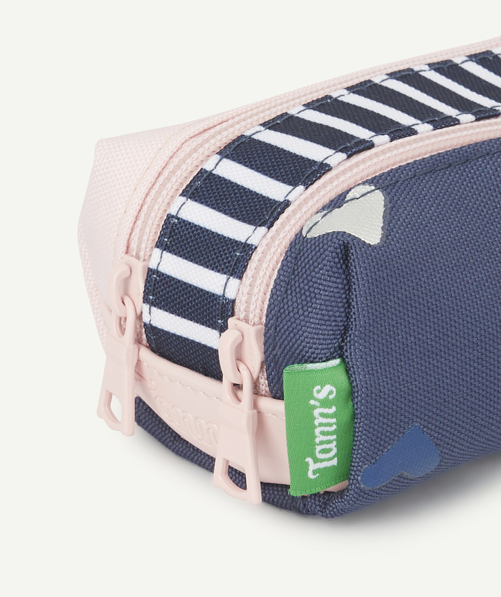 TANN'SLA TROUSSE SCOLAIRE ROSE ET BLEU AVEC COEURS
