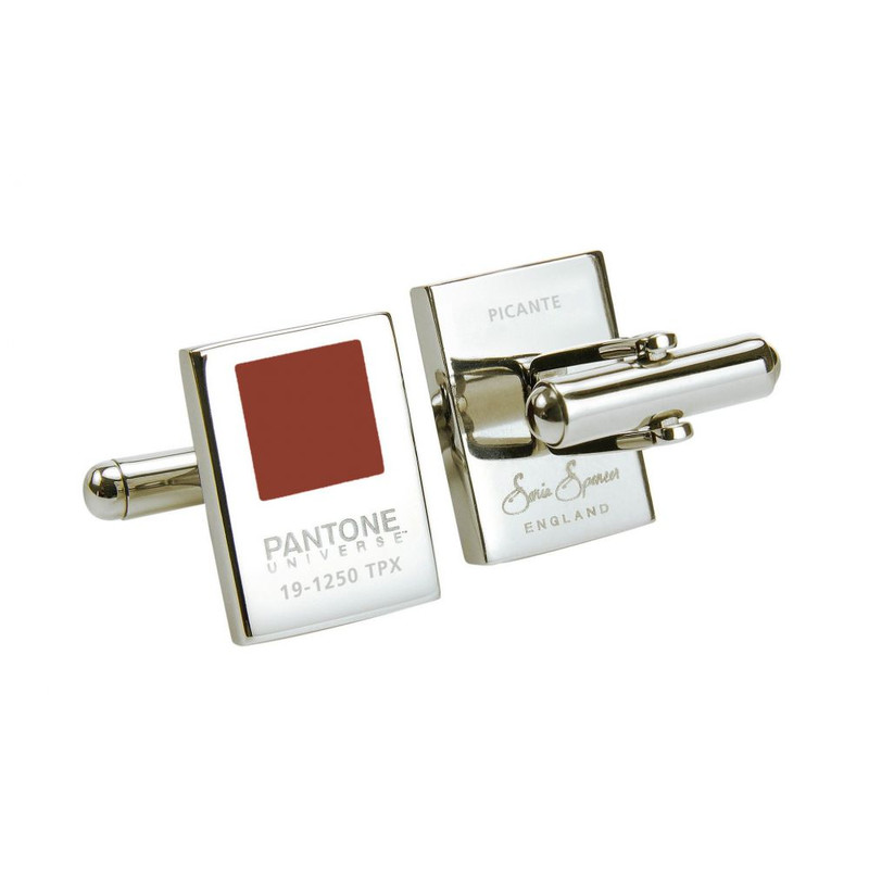 Boutons de manchette, Pantone Picante