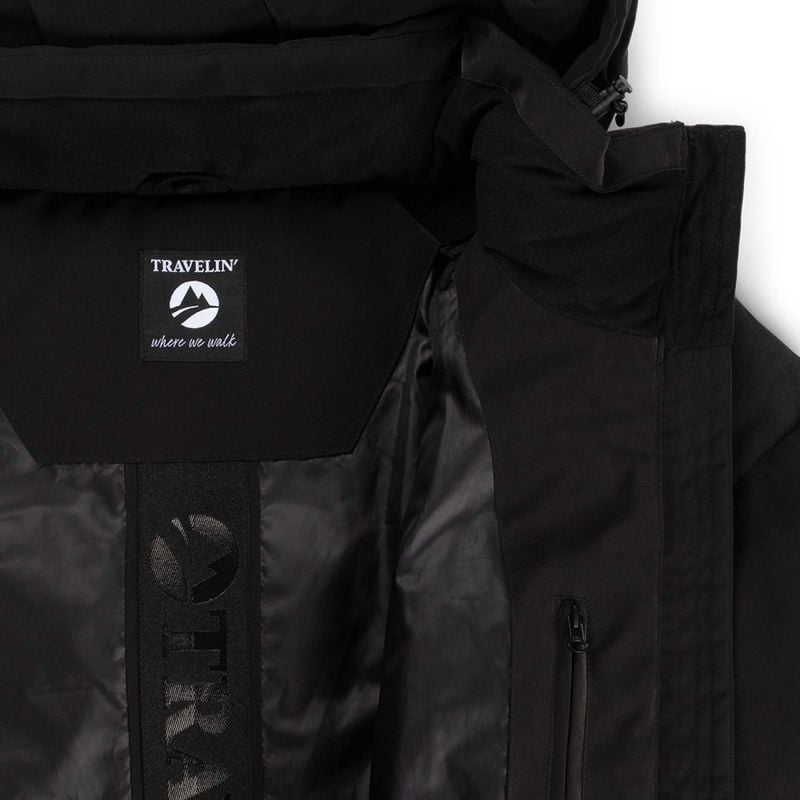 Travelin Pernille - Jas - Zwart - 2XL