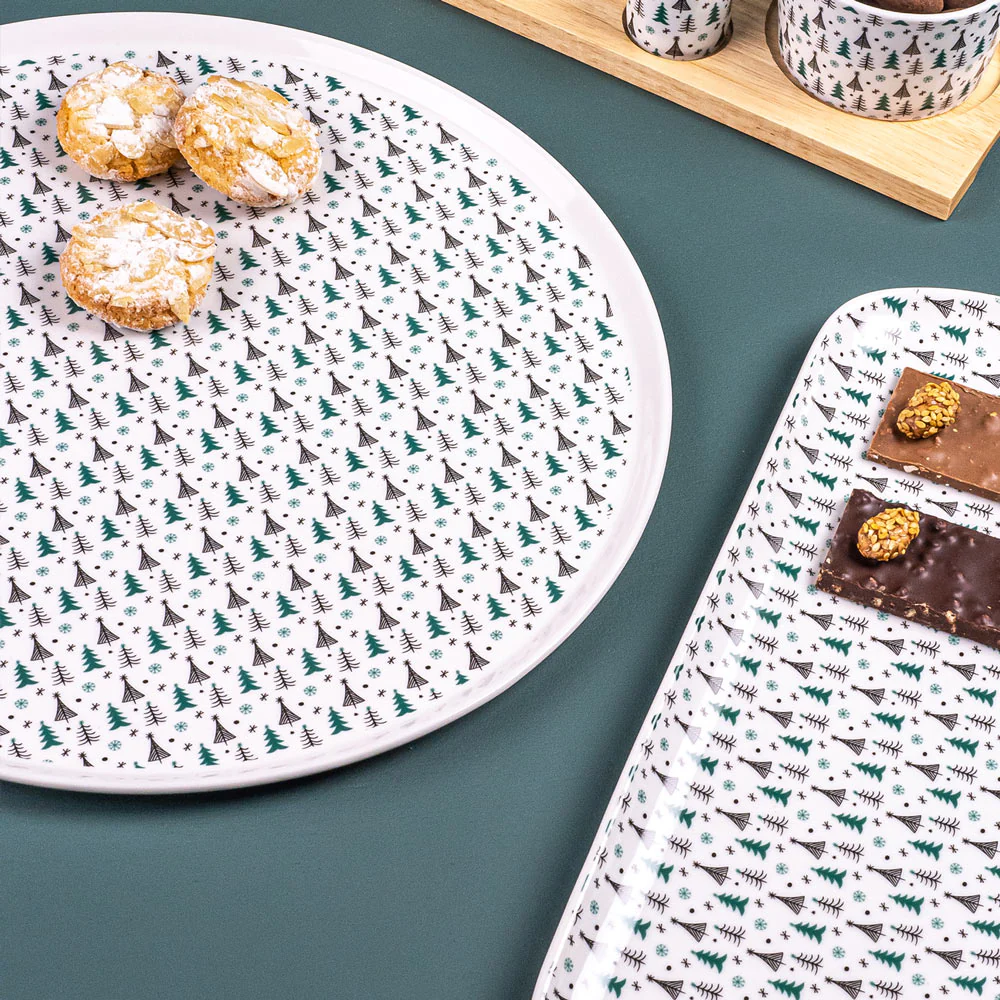 Plat à tarte Santa 35 cm Table passion