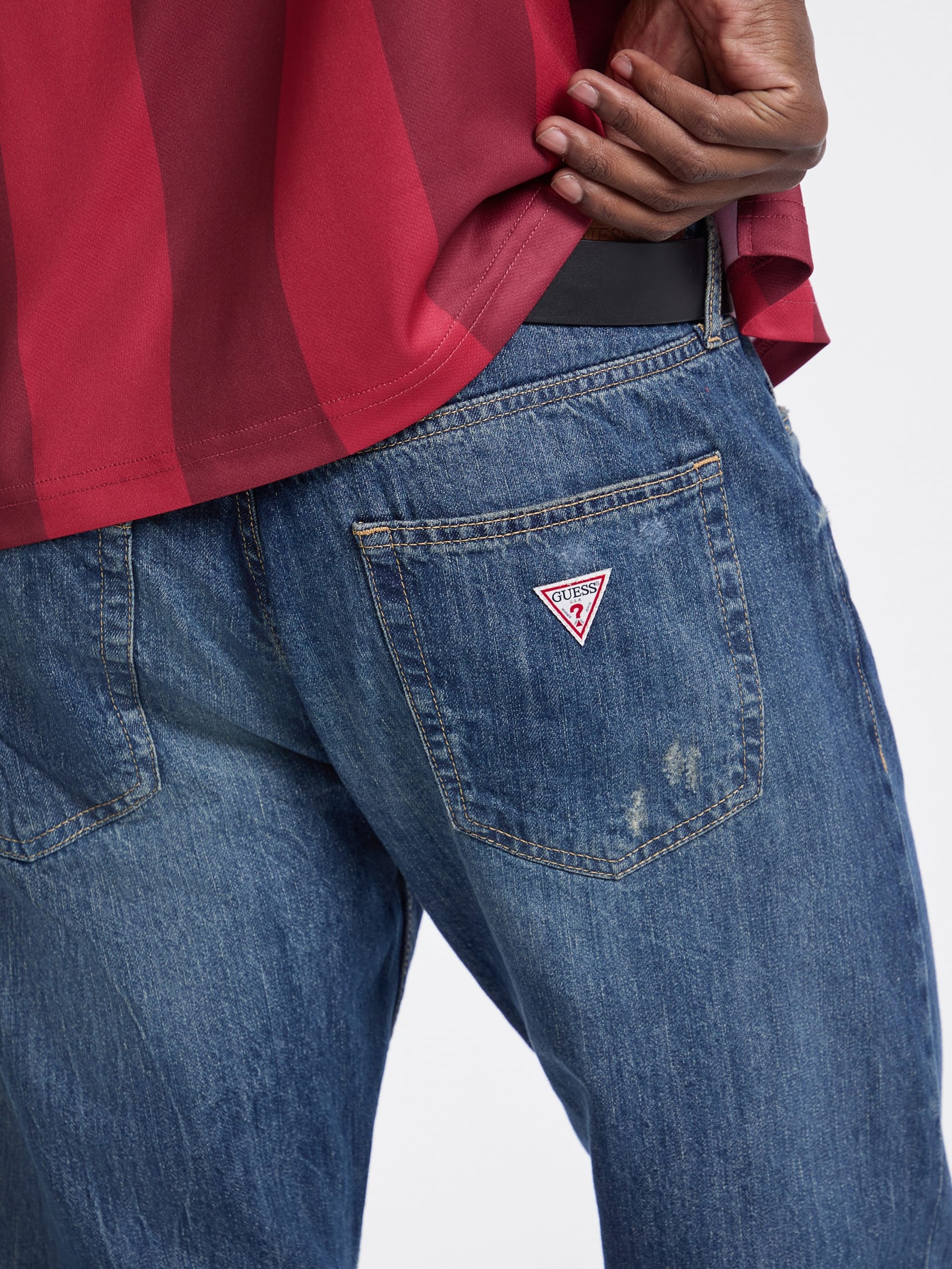 Calça jeans G16 de perna reta