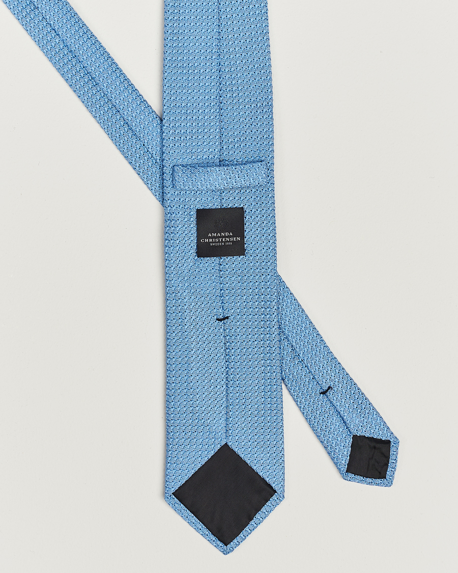 Amanda Christensen Silk Grenadine 8 cm Tie Sky Blue