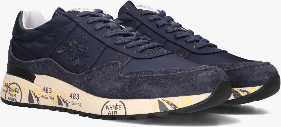PREMIATA blauwe premiata lage sneakers landeck