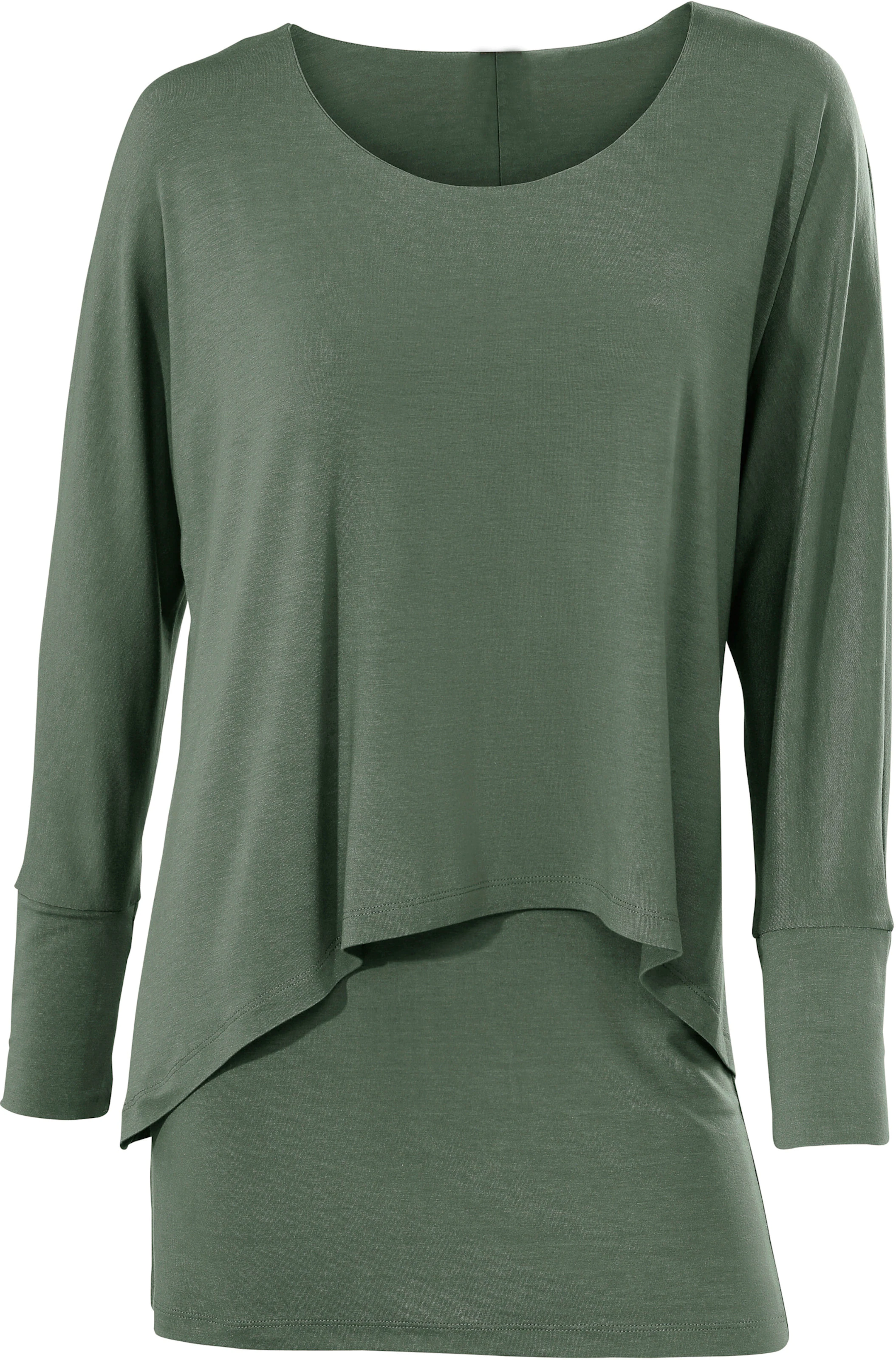 heine Rundhals-Shirt in salbei