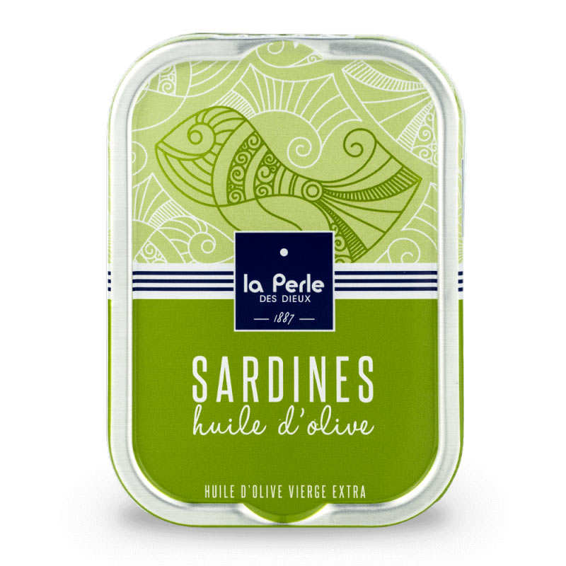 Sardines à l'huile d'olive vierge extra - La Perle des Dieux