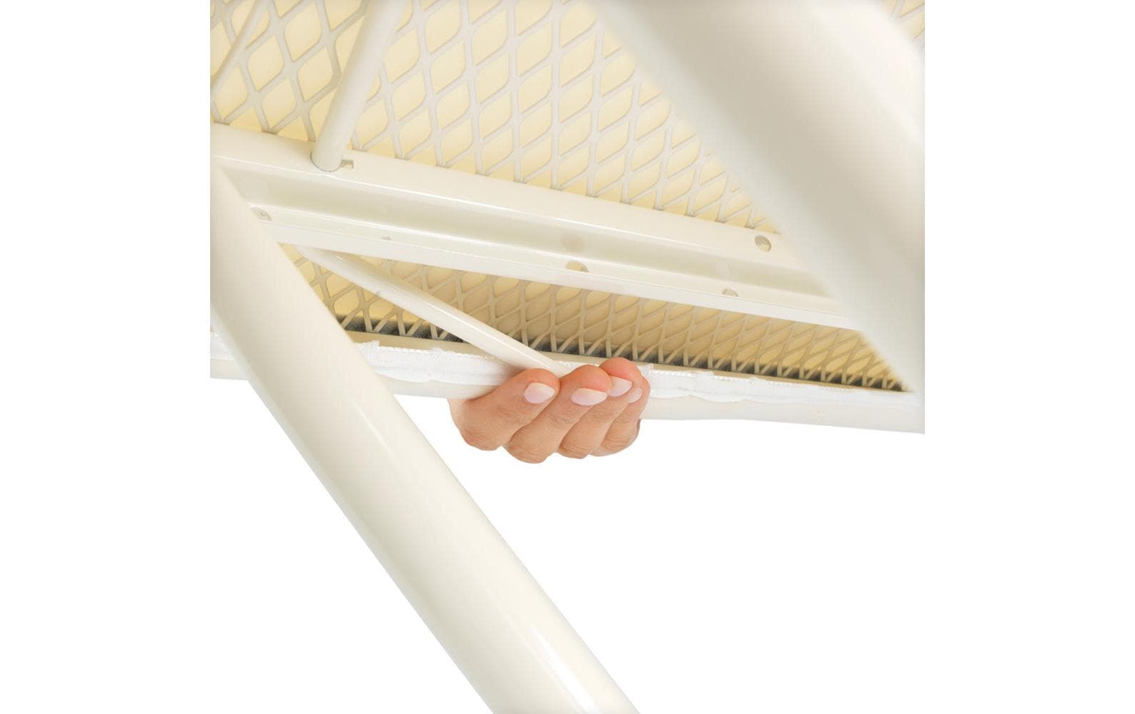 Bügeltisch mit Dampfbügeleisenablage Morning BreezeBügelbrett A, 110 cm x 30 cm