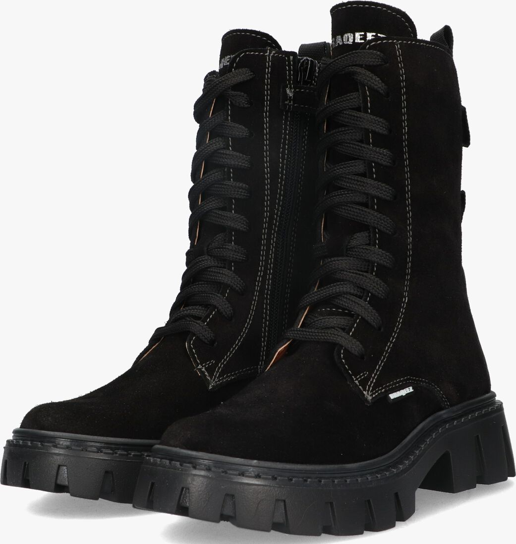 BRAQEEZ zwarte braqeez veterboots lotte london