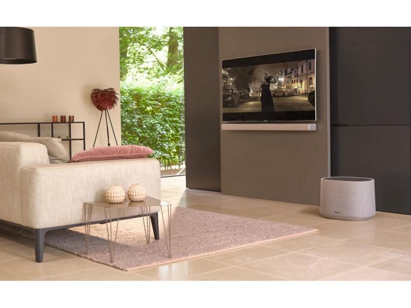 Harman/Kardon Subwoofer Citation Sub Grau Donnernder Bass für Filme und Musik