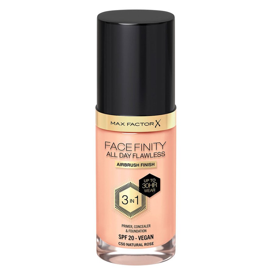 Max Factor Facefinity All Day Flawless 3-In-1 Foundation #C50 Natural Rose 30ml