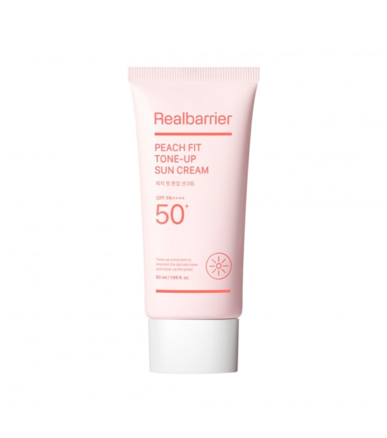 Real Barrier - Protetor Solar Peach Fit Tone-up SPF 50 PA++++