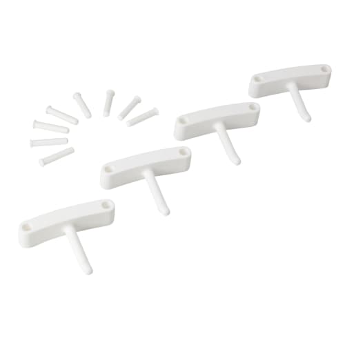 Lot de 4 crochets pour support mural Vikan