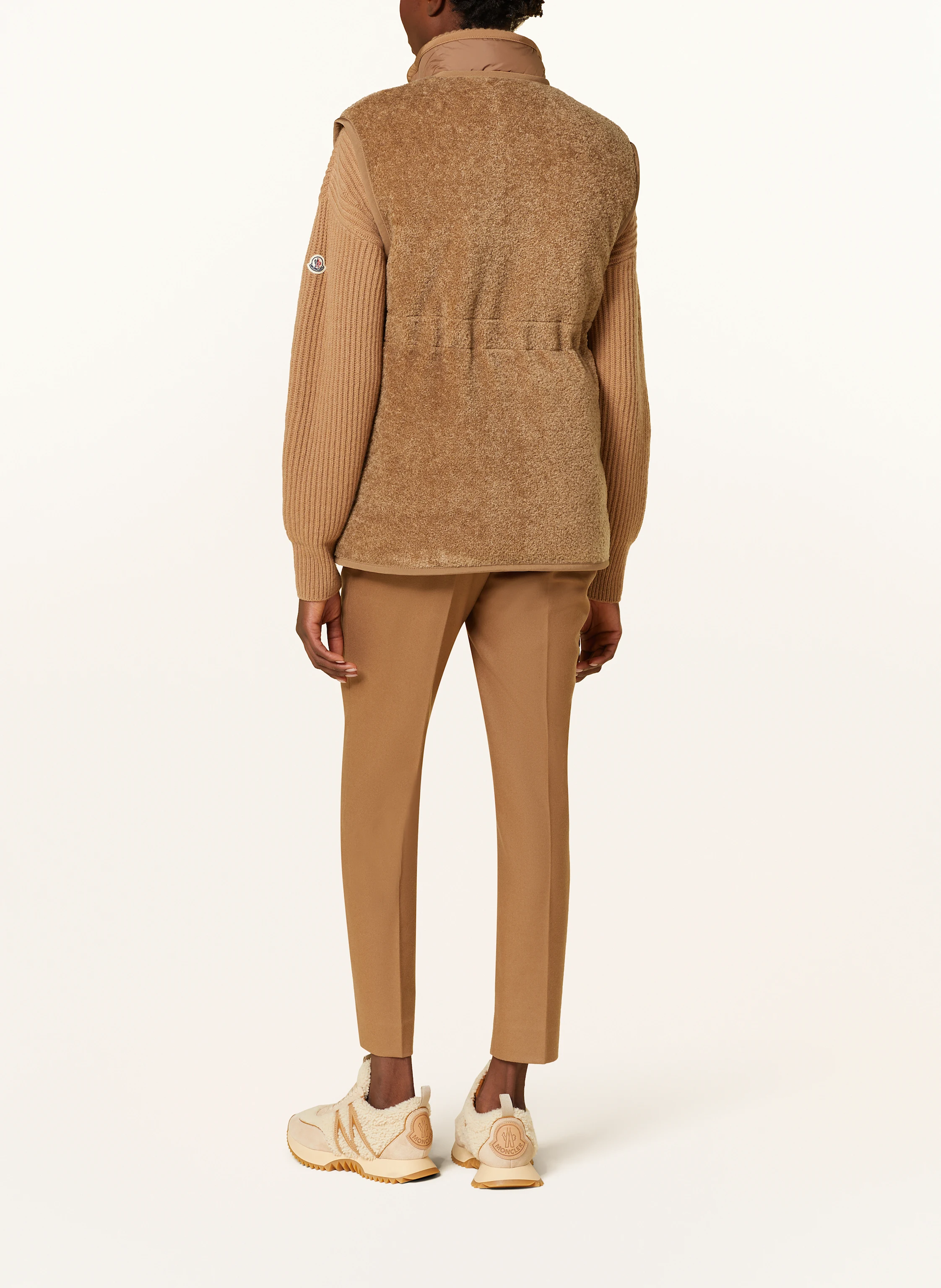 MONCLER Daunenweste BOST mit Teddyfell