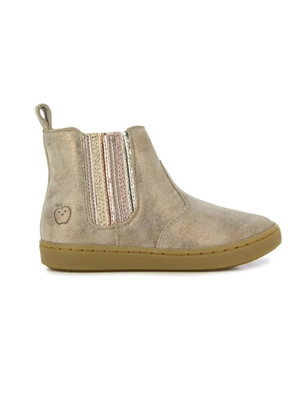 Shoo Pom - Bottines Cuir PLAY NEW SHINE Taupe