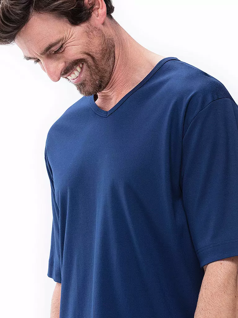 MEY Pyjama T-Shirt  blau