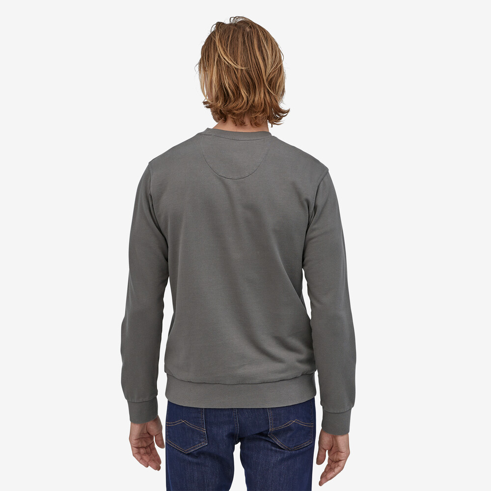 Herren-Sweatshirt aus regenerativer, biozertifizierter Baumwolle mit Rundhalsausschnitt