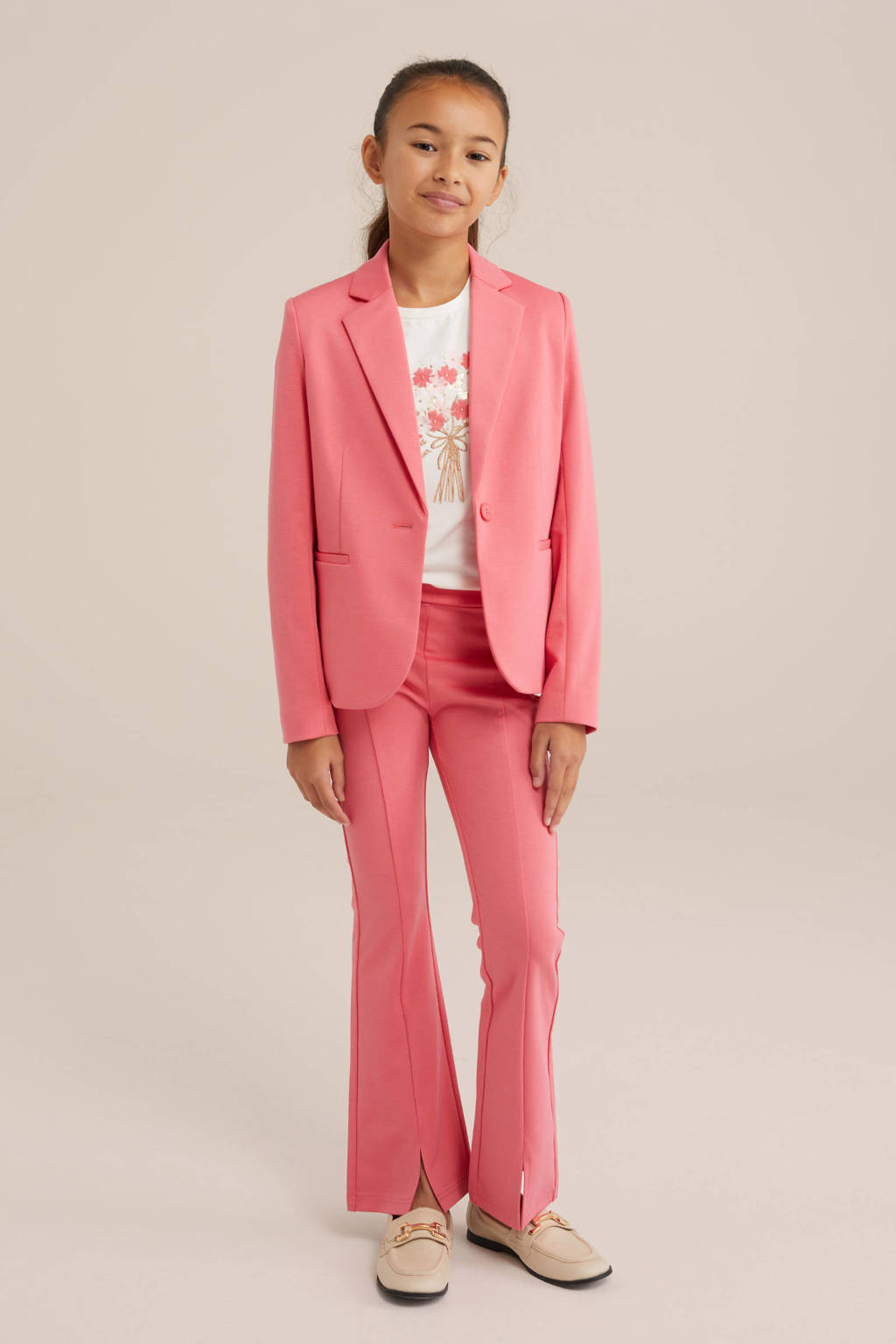 WE Fashion legging roze