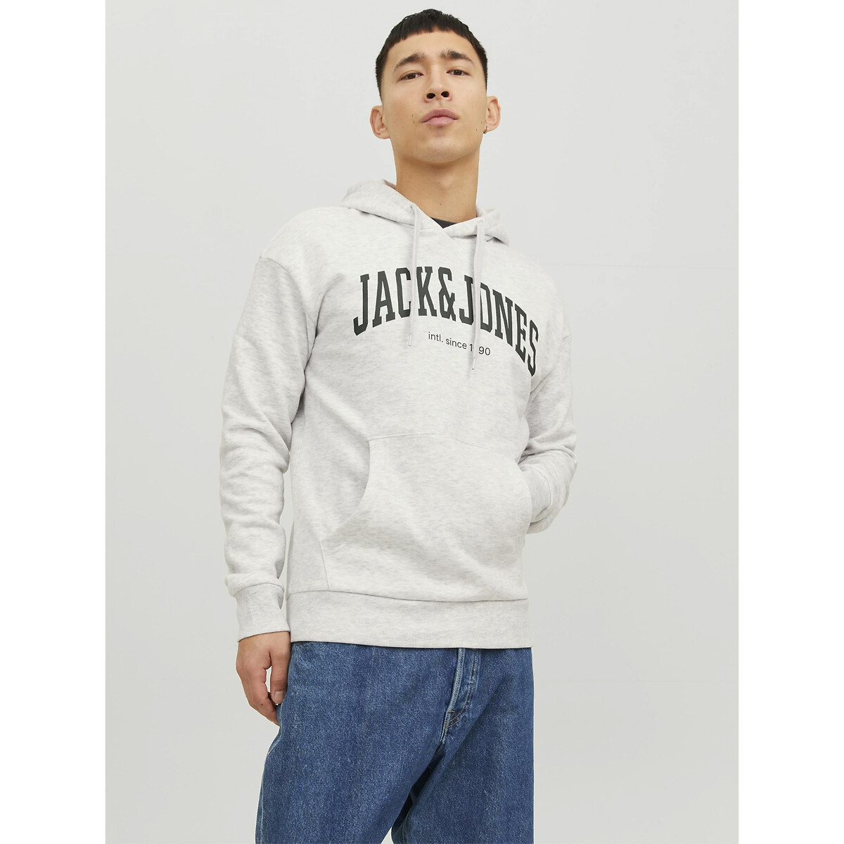 JACK & JONES<br>Moletom com capuz e logotipo