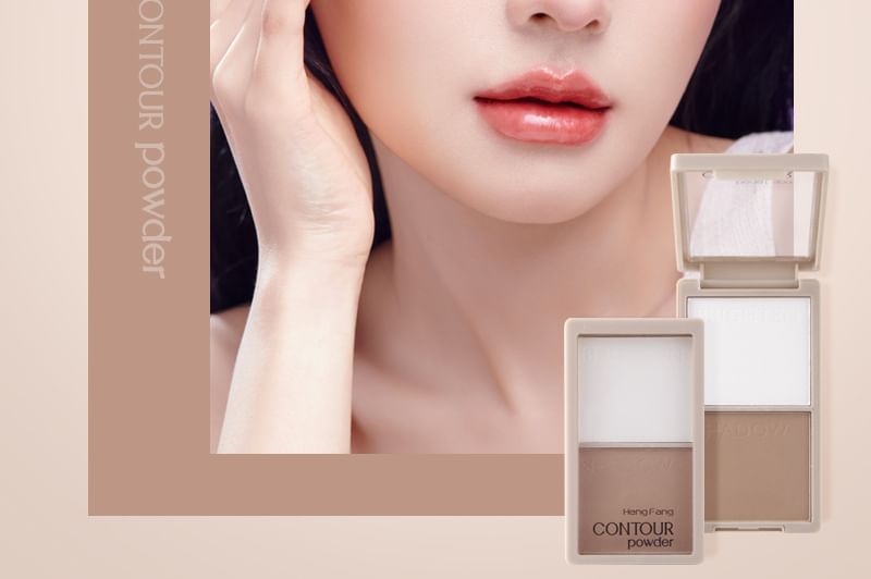 Heng Fang - Light Focus Silky Contouring Highlighter Palette - 2 soorten
