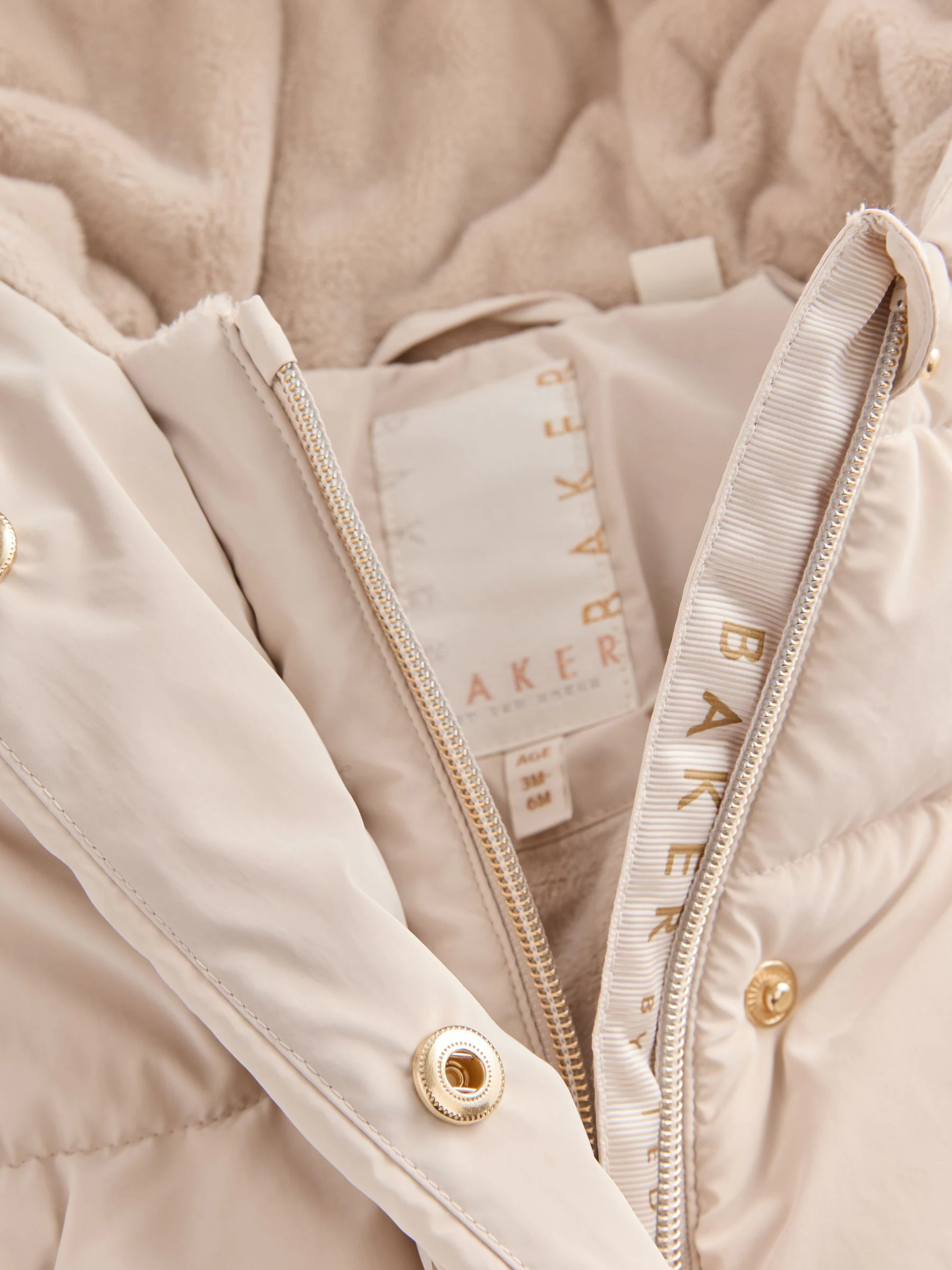 Crème - Baker by Ted Baker gewatteerd sneeuwpak