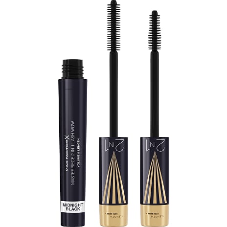 Mascara Masterpiece 2-i-1 Midnight Black