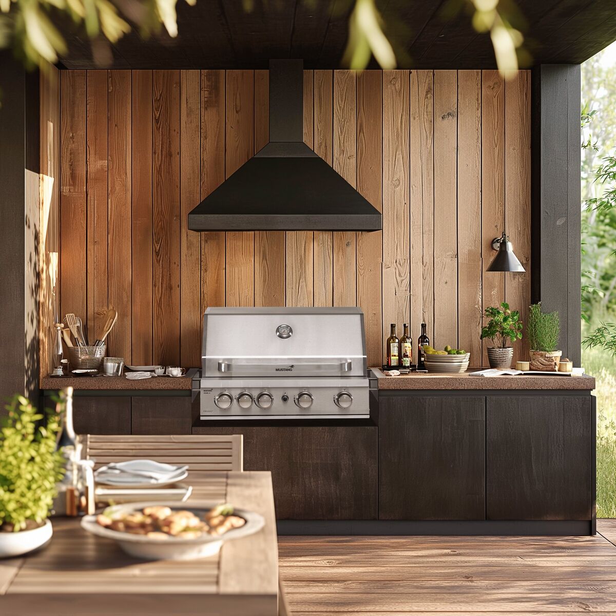 Innebygd grill for gass Pearl 4 built-in