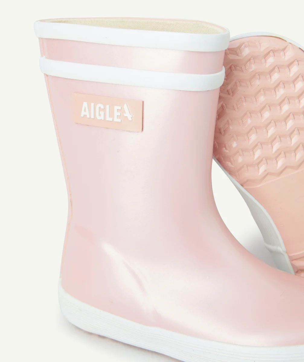 AIGLEBOTTES BÉBÉ FILLE IRISÉ COULEUR PERLE