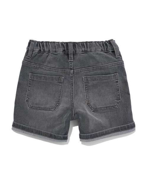 jean court bébé gris foncé