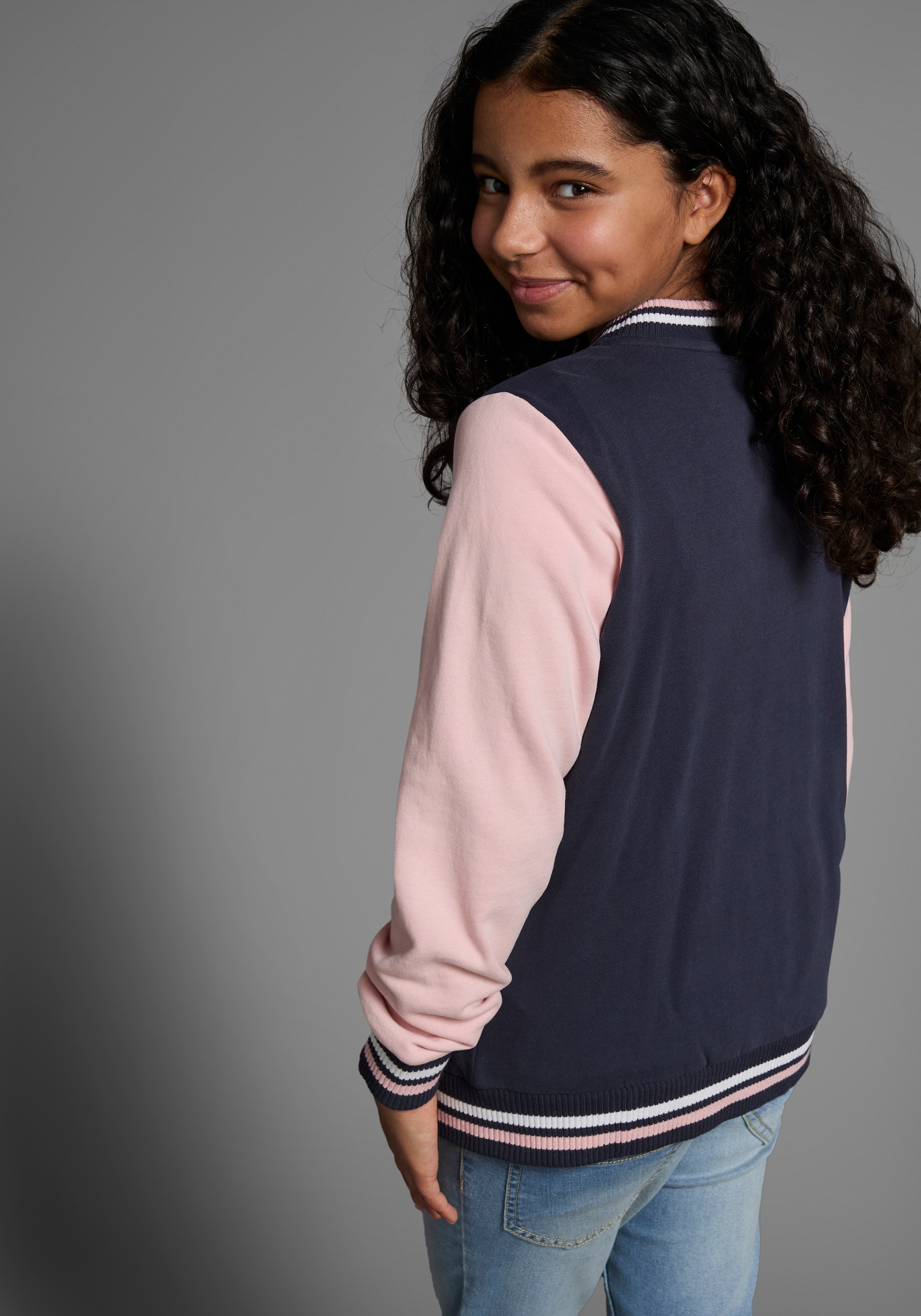 KangaROOS Sweatjacke »College-Jacke« mit Kragen