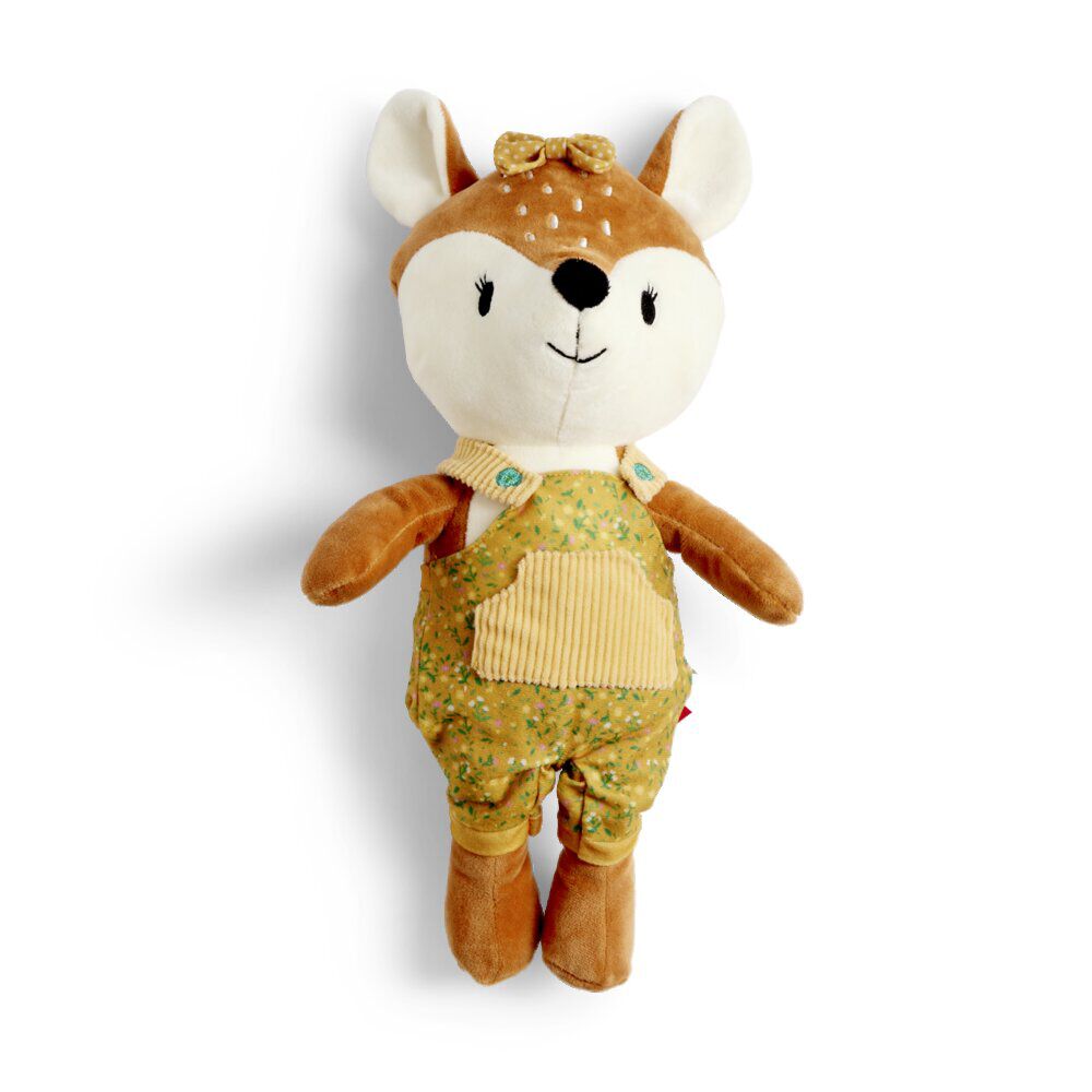 Peluche renard sac à dos 14x14xH24cm
