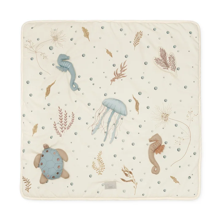 Cam Cam Copenhagen - Aktivitätsspielmatte, 80 x 80 cm, sea garden