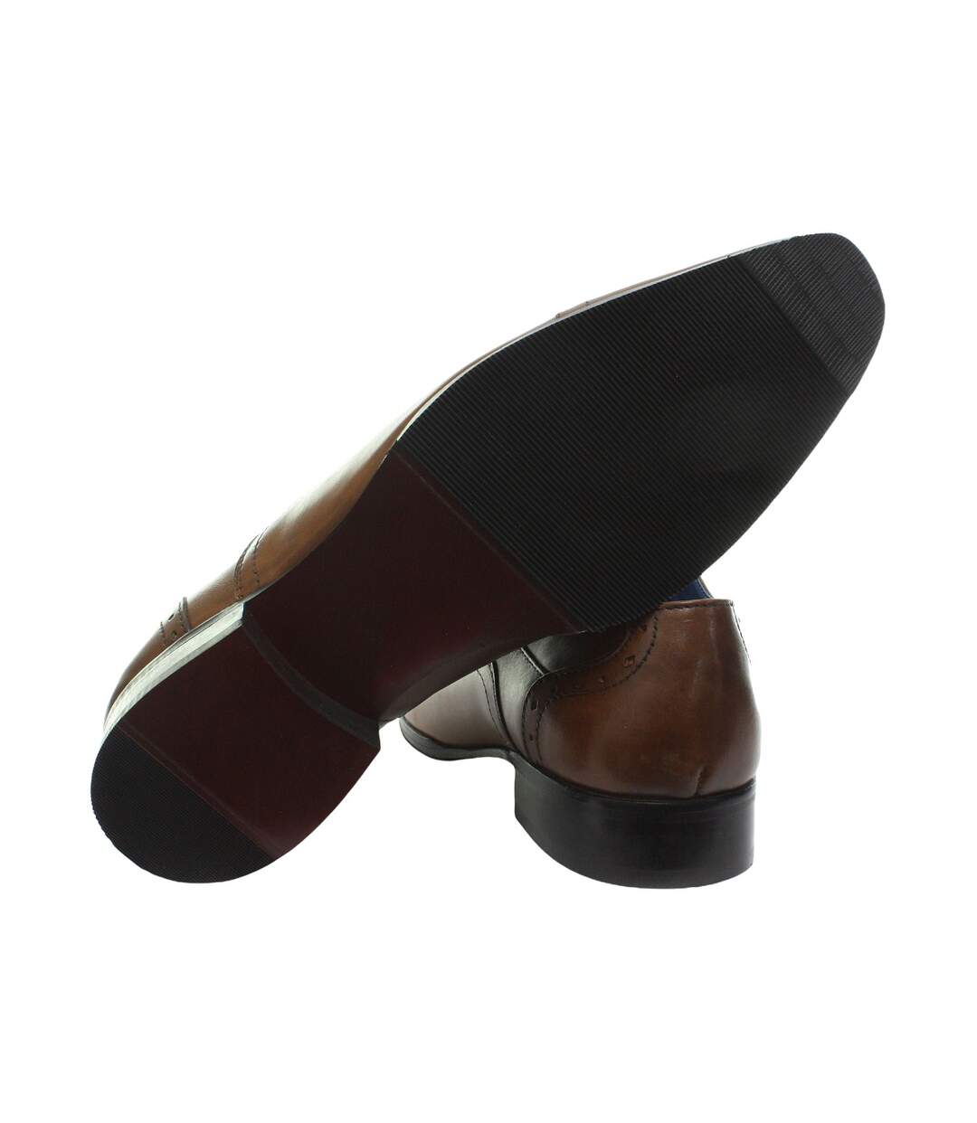 Roamers - Richelieu en cuir - Homme (Fauve) - UTDF1314