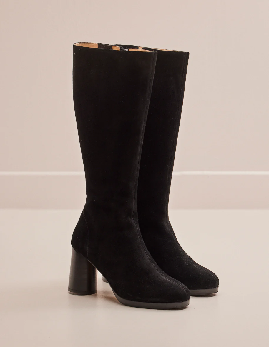Bottes Adeline - Suède noir