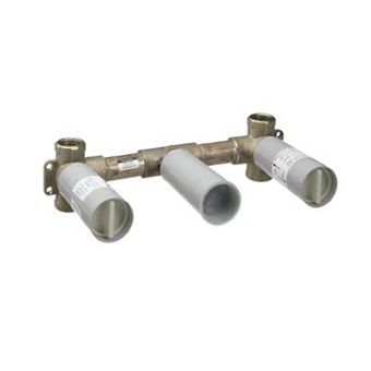 Hansgrohe Universeel inbouwdeel voor 3-gats wandkraan (bad en wastafel)