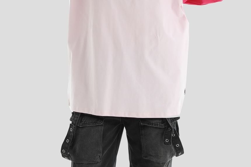 INStudio - T-shirt met ronde hals en raglanmouwen (verschillende ontwerpen)