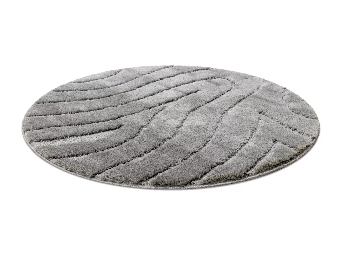 Tapis de salle de bain SUPREME cercle WAVES, vagues, antidérapant, do cercle 100 cm