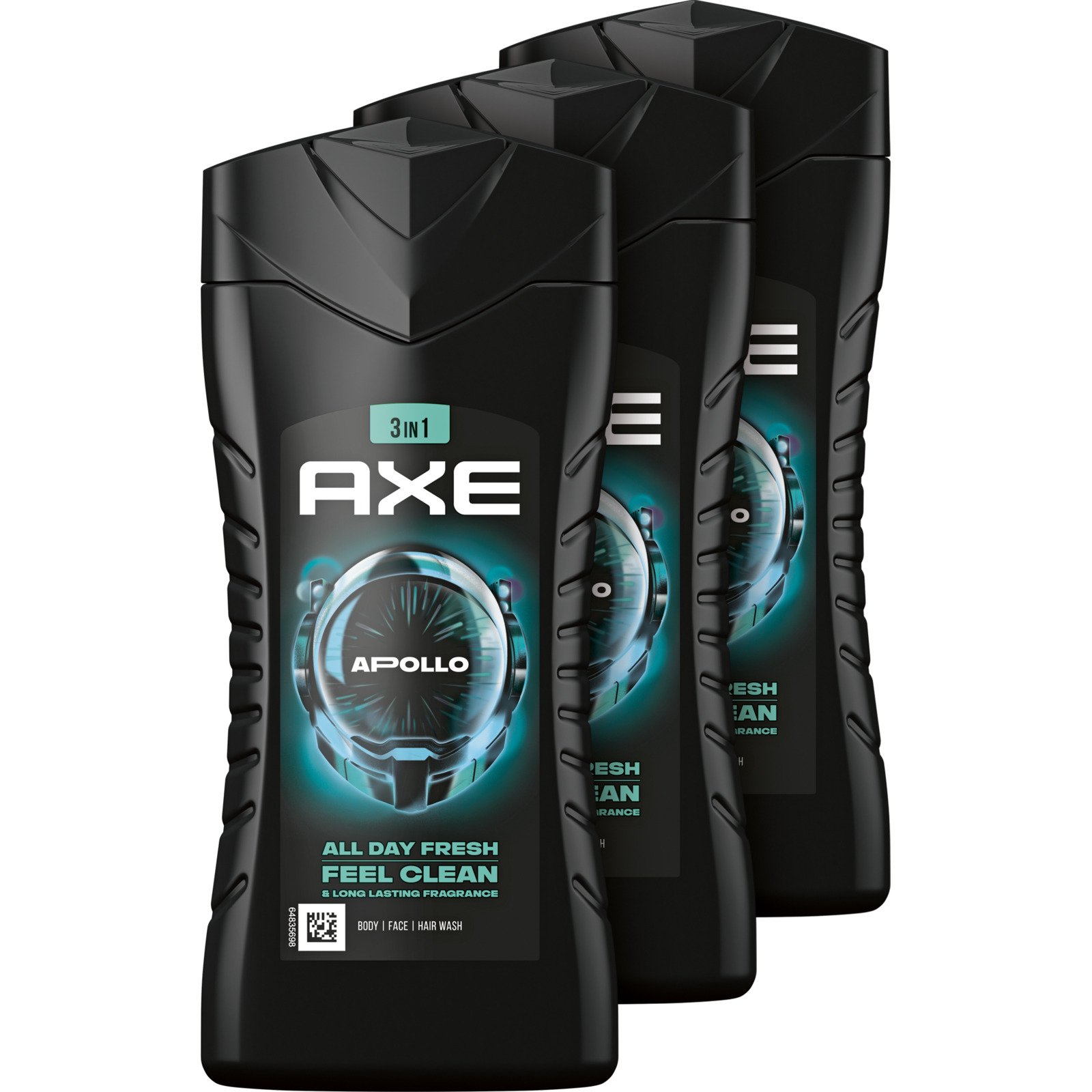 AXE Showergel Apollo 3 x 250 ml