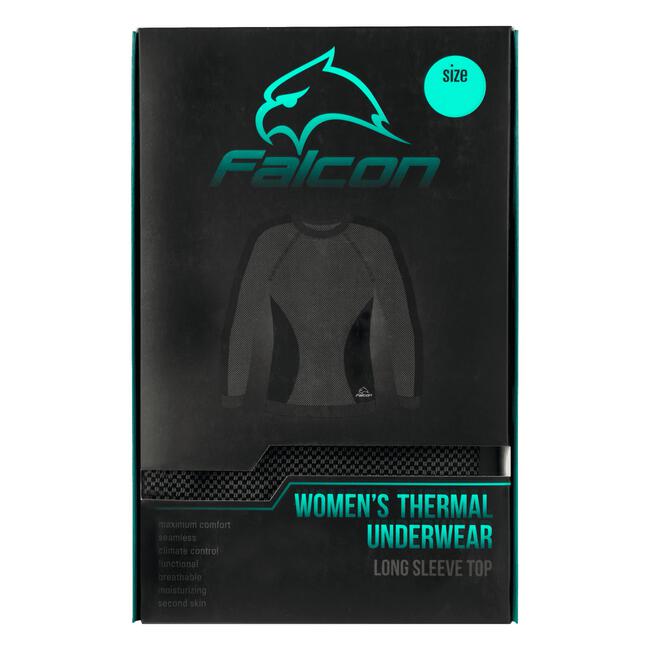 Falcon Thermoshirt Dames Antraciet M