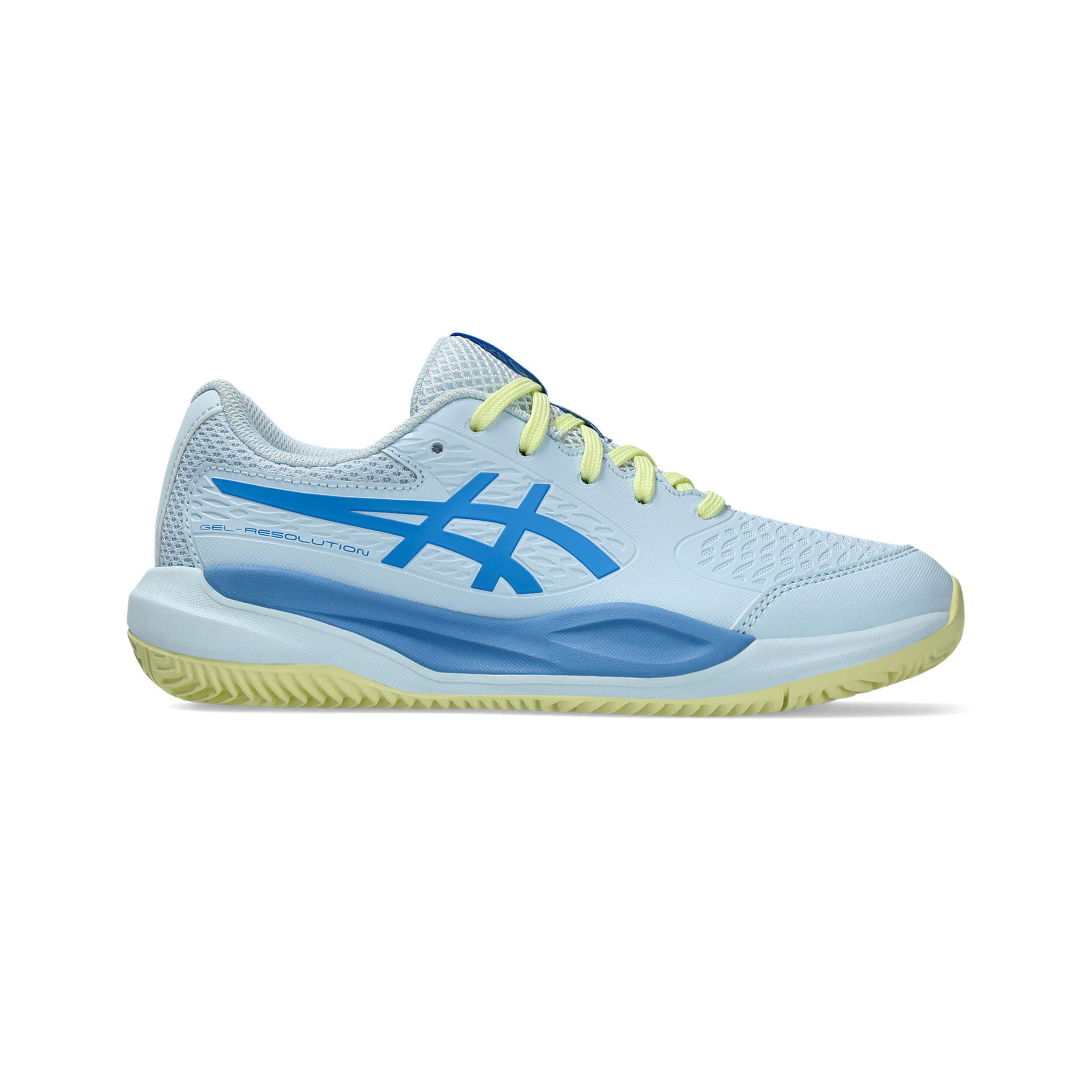 ASICS Gel-Resolution X GS Chaussure Terre Battue Enfants - Bleu Clair , Bleu Foncé