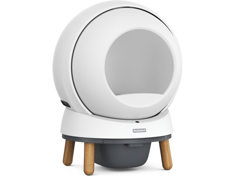 PetSafe Katzentoilette ScoopFree SmartSpin Selbstreinigende Katzentoilette mit App-Steuerung für eine saubere und gesunde Umgebung