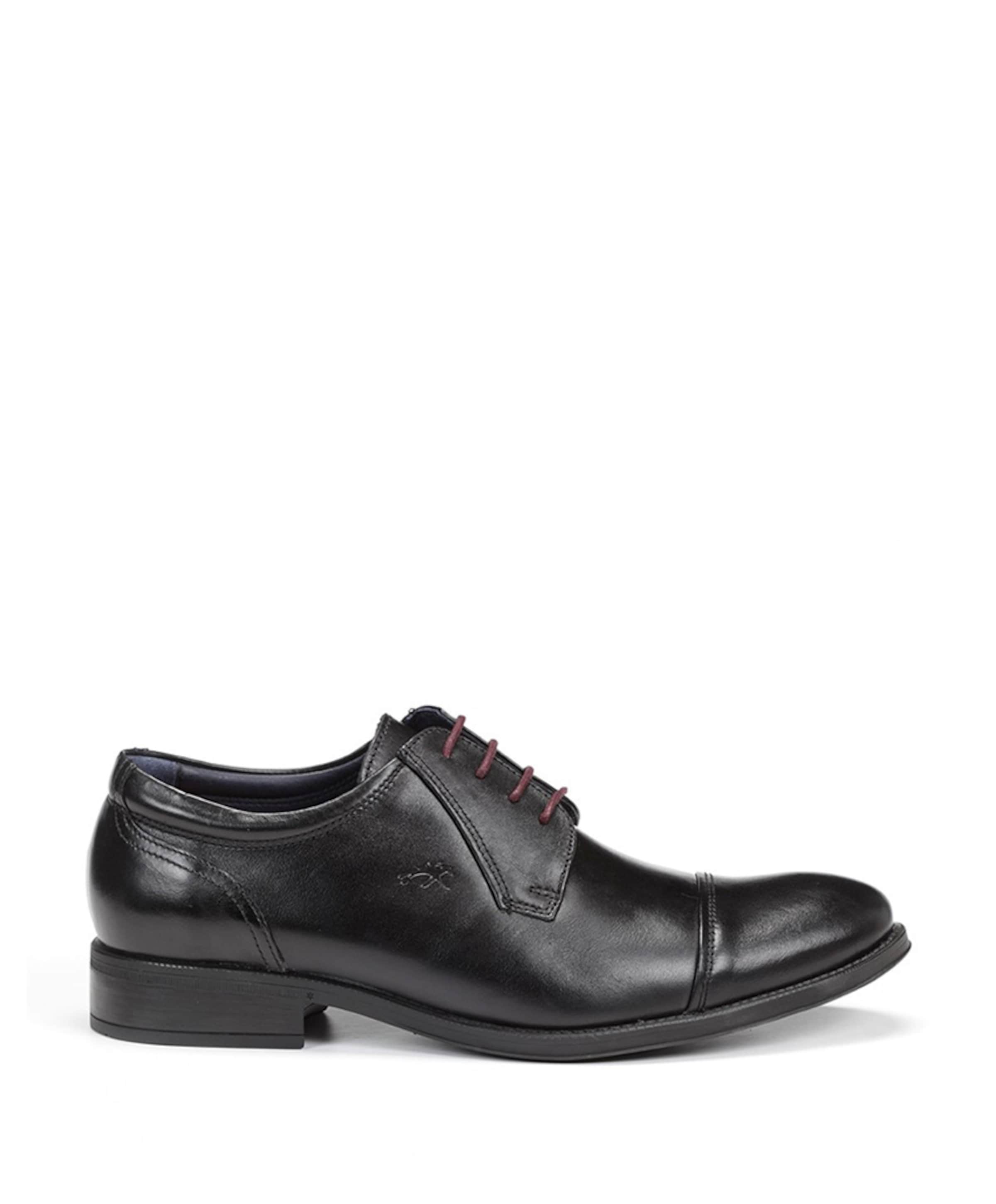 Fluchos Heracles 8412 heren veterschoenen zwart
