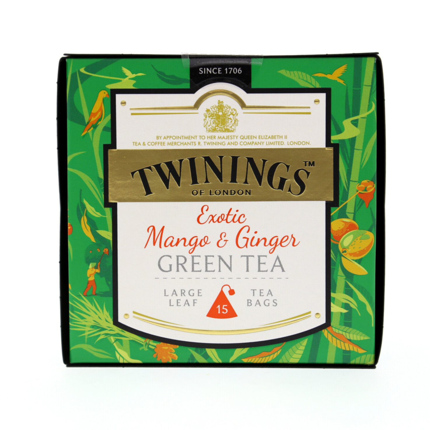 Twinings Mango & Ginger Green Tea 15 Portionen