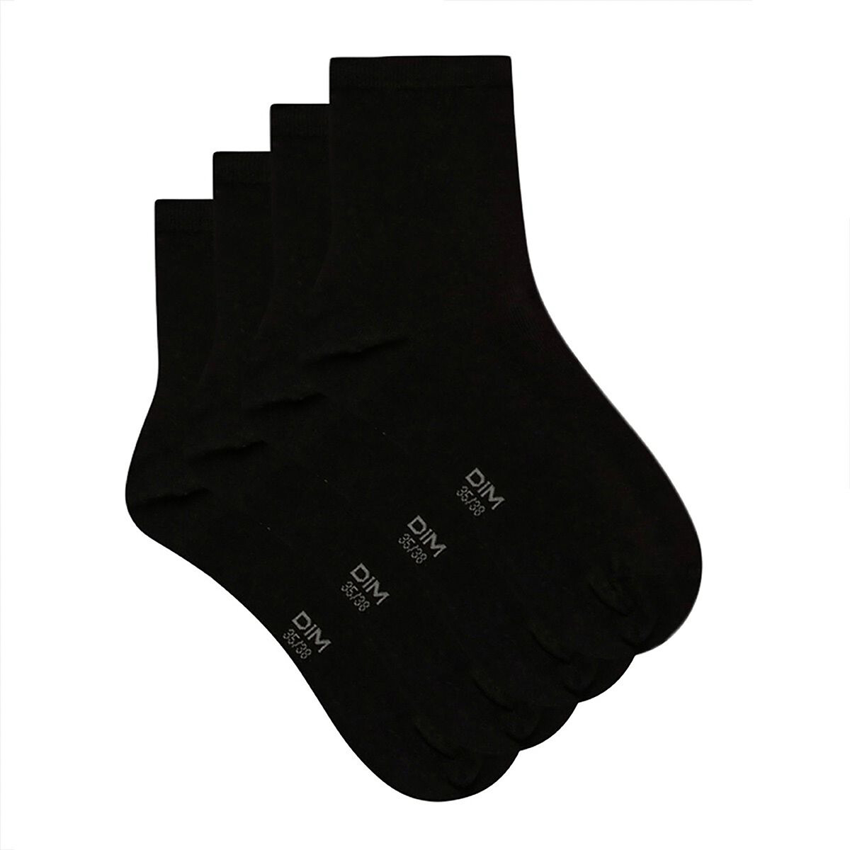 DIM<br>Conjunto de 2 pares de meias de cano médio