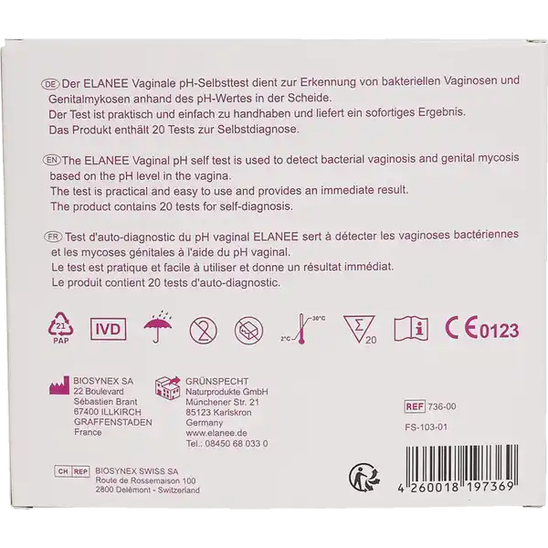 Vaginaler pH-Selbsttest