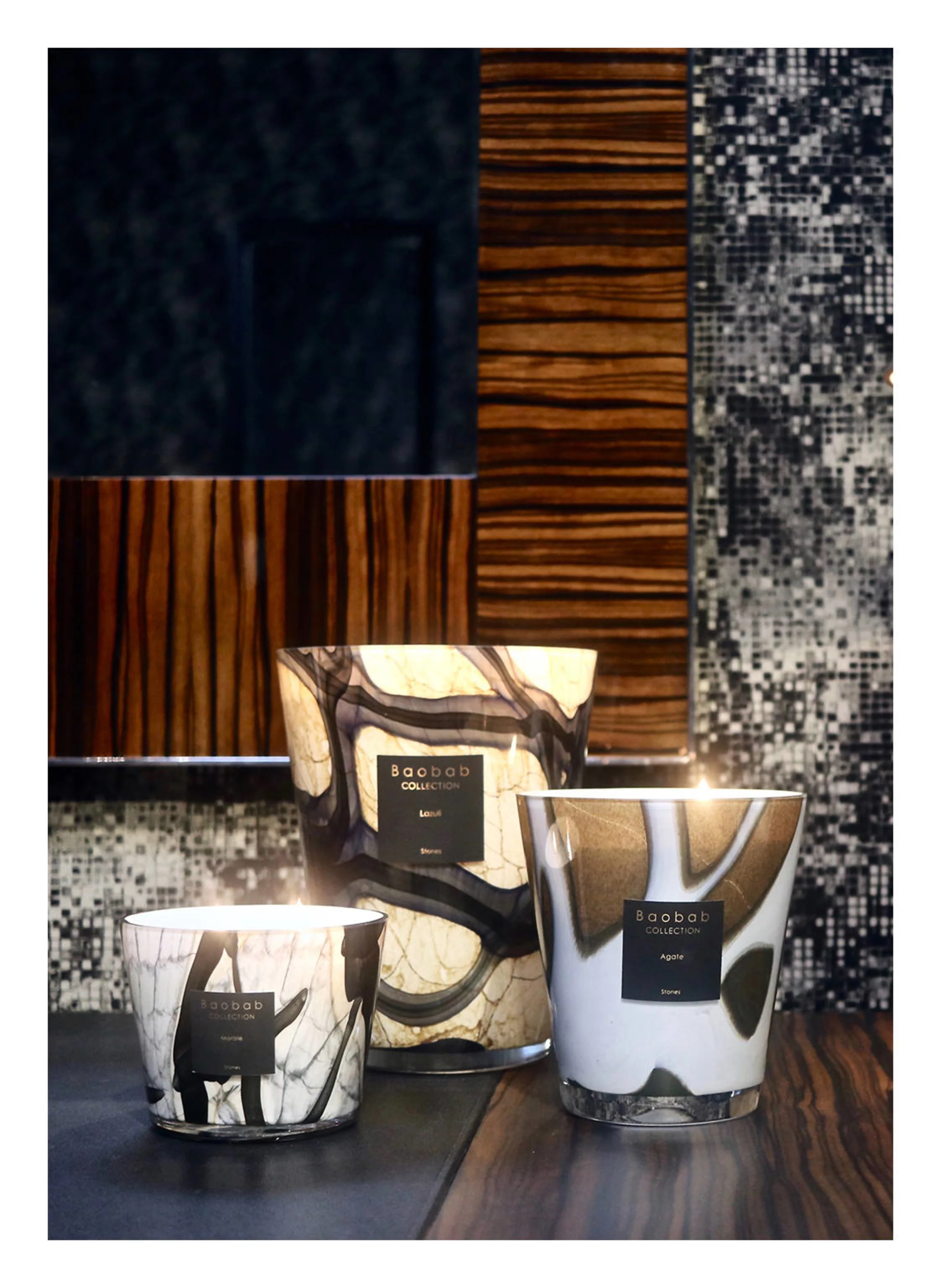 Baobab COLLECTION Duftkerze STONES MARBLE