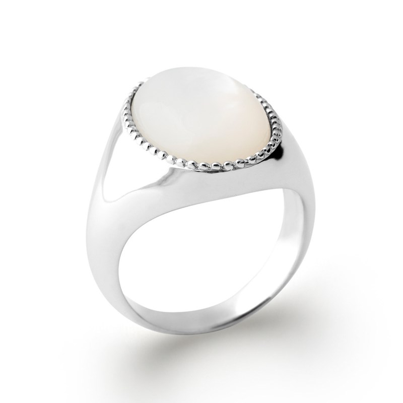 Bague Femme - Argent 925 - Nacre