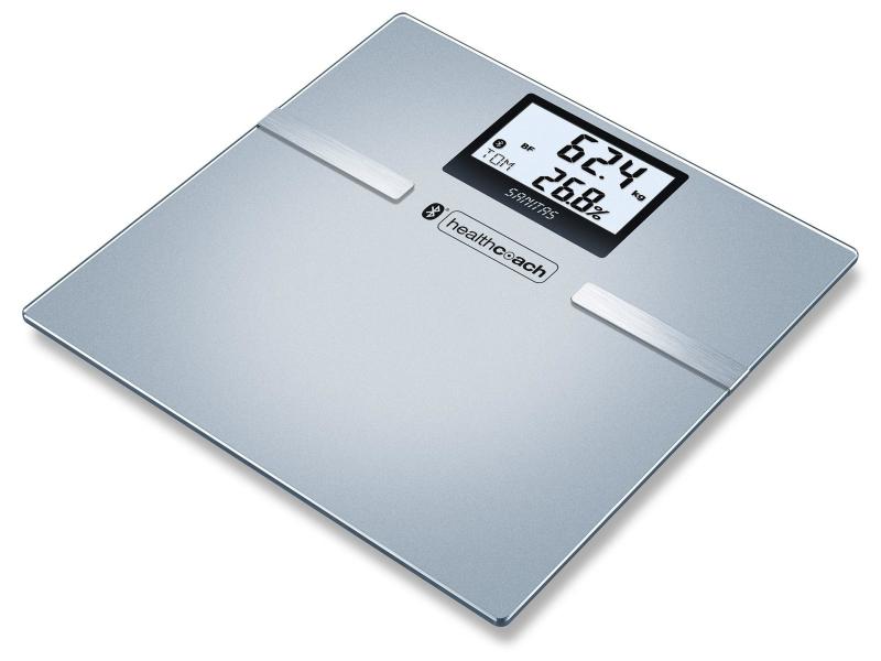 Sanitas Körperanalysewaage SBF 70 Silber Diagnosewaage